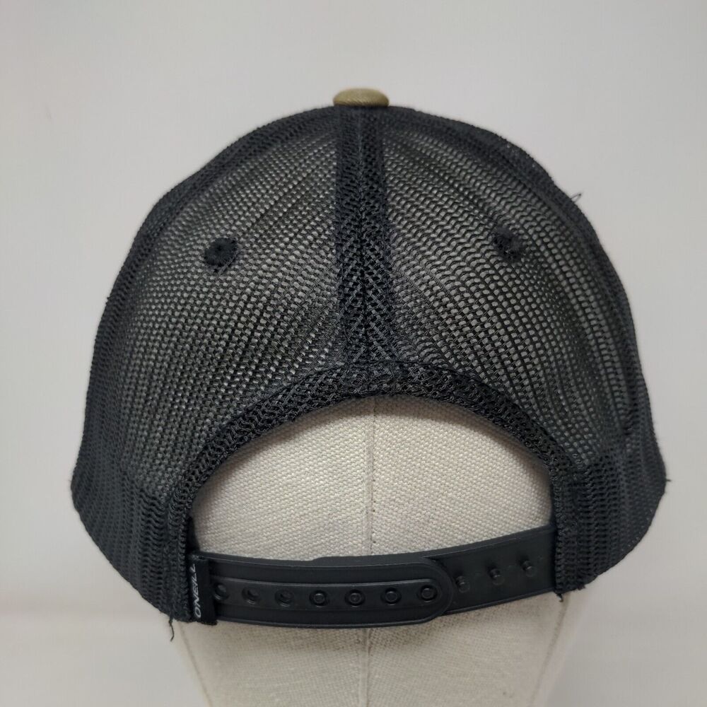 O'Neill Snapback Trucker Hat Green One Size Adjustable Mesh Back 6 Panel - Picture 5 of 7